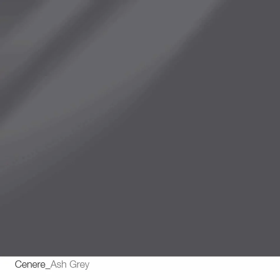 Mesa redonda de diseño d.160 con tapa de cristal fabricada en Italia Cristal viadurini