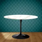 Mesa Tulip Eero Saarinen H 73 en Cerámica Entzo Made in Italy - Escarlata viadurini