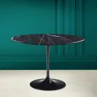 Mesa Tulip Eero Saarinen H 73 en Cerámica Marquinia Made in Italy - Escarlata viadurini
