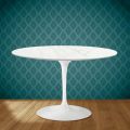 Mesa Tulip Eero Saarinen H 74 en Cerámica Rem Made in Italy - Escarlata
