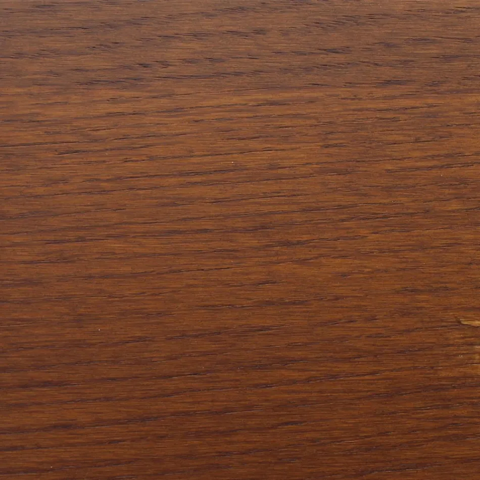 Eero Saarinen Mesa Tulip H 73 Ovalada en Roble Teñido Nogal Oscuro Made in Italy - Escarlata viadurini