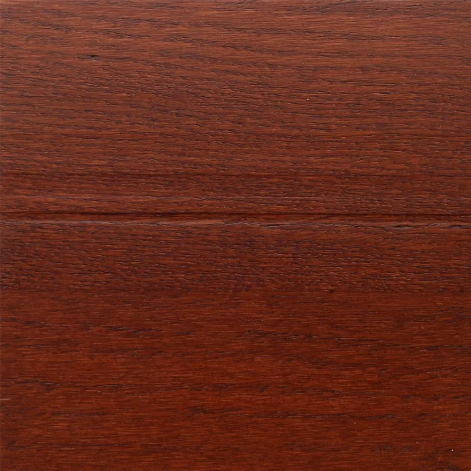 Eero Saarinen Mesa Tulip H 73 Ovalada en Roble Teñido de Palo de Rosa Made in Italy - Escarlata viadurini