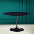Mesa Tulip Saarinen H 73 Redonda Cerámica Noir Laurent Made in Italy - Escarlata