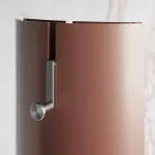 Radiador eléctrico de suelo con diseño de LED simple o doble a 500 W - Stilus viadurini