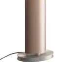 Radiador eléctrico de suelo con diseño de LED simple o doble a 500 W - Stilus viadurini