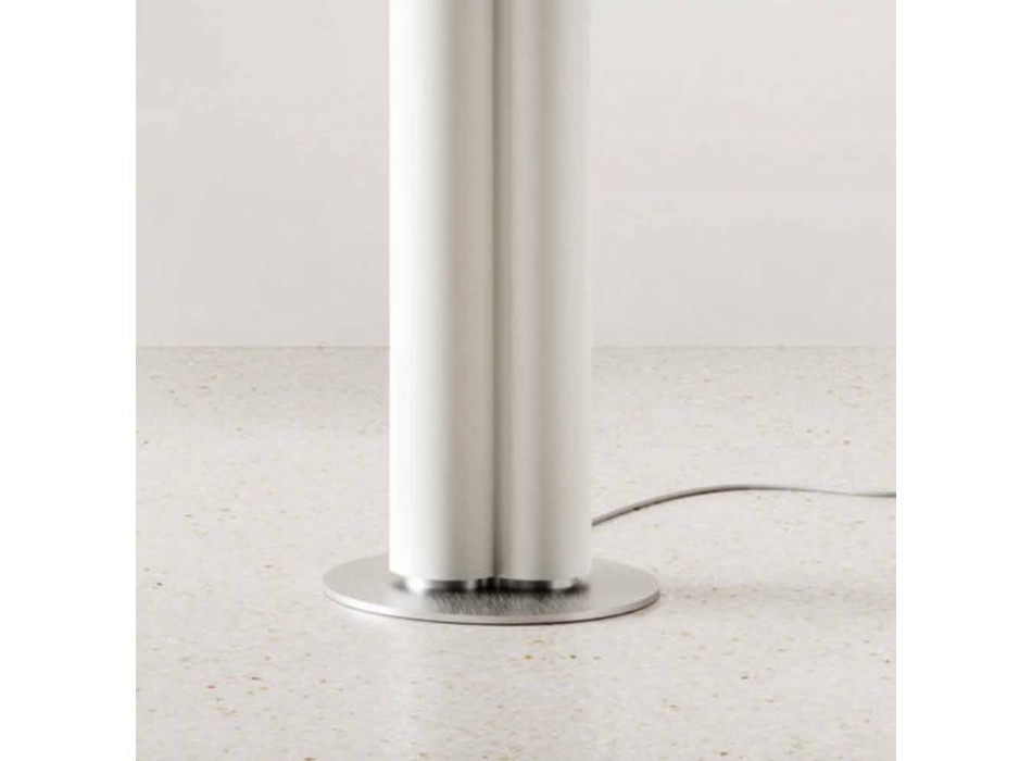 Radiador de baño de diseño vertical Suelo eléctrico 450 Watt - Ottolungo viadurini