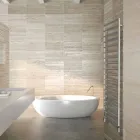 TERMOARREDO hidráulica baño de diseño, cromo, Invierno Scirocco H viadurini