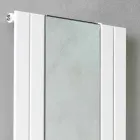 Radiador de baño vertical de diseño en acero con espejo de 587 W - Picchio viadurini