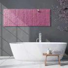 Radiador con sistema hidráulico en polvo de mármol italiano - Terraa viadurini