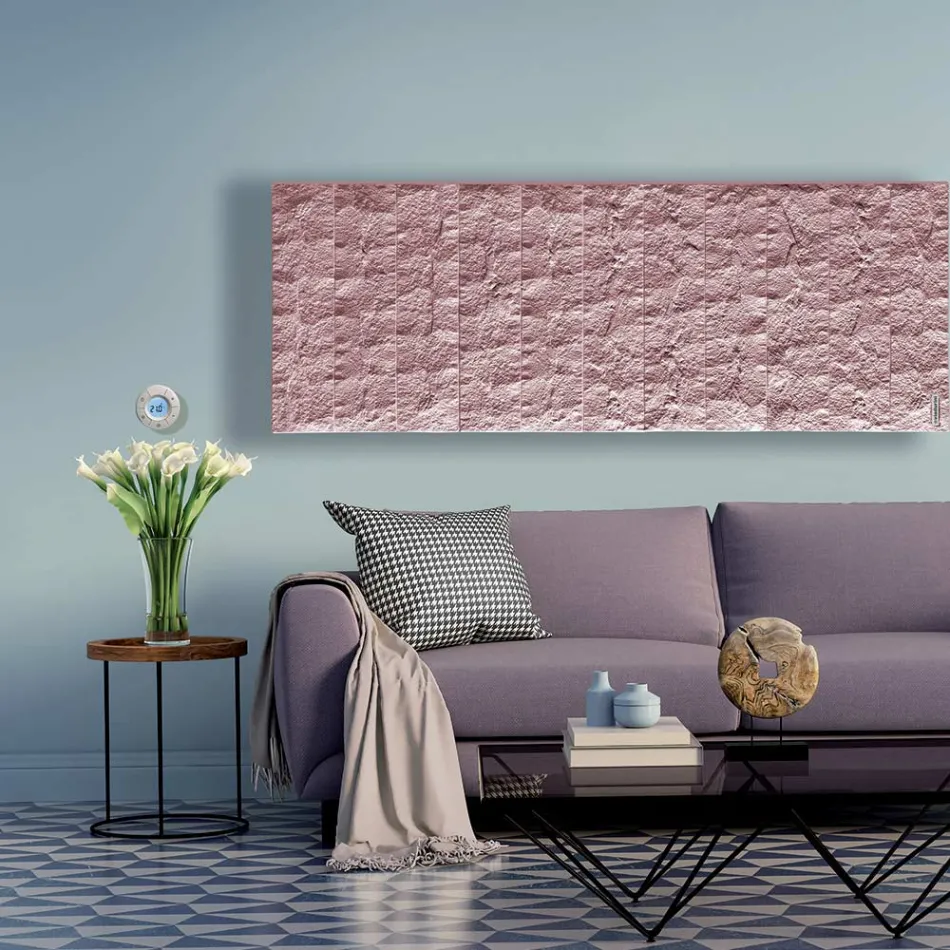 Radiador decorativo con sistema hidráulico en polvo de mármol italiano - Terraa viadurini