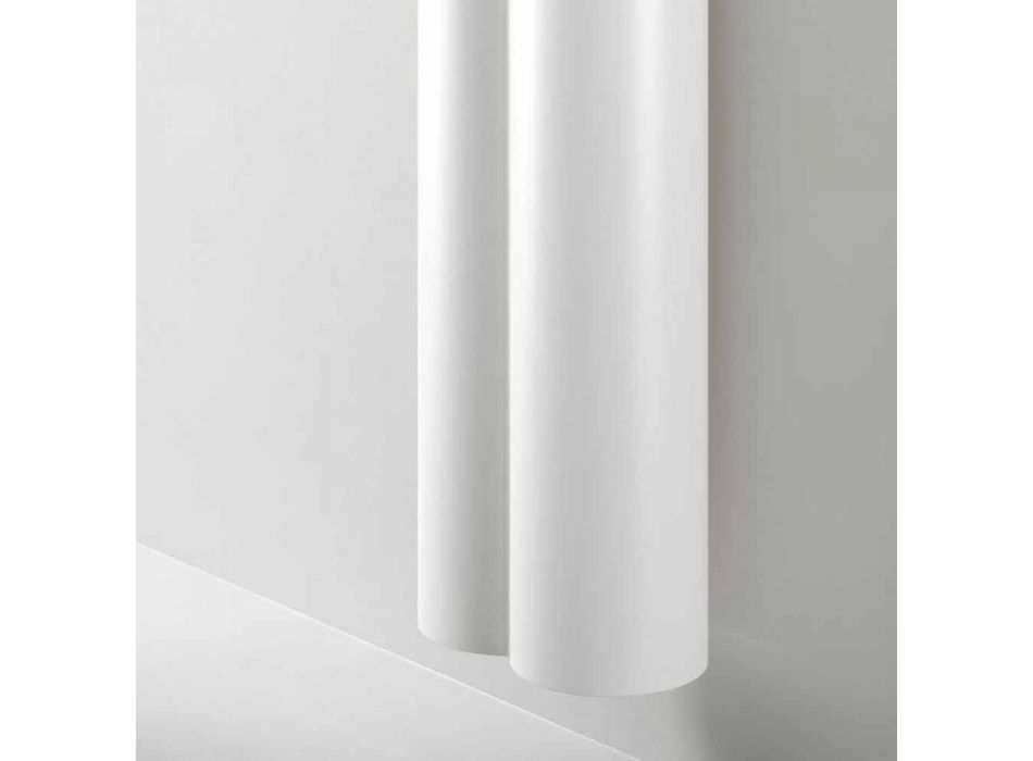 Radiador de baño de diseño moderno con pared hidráulica de hasta 840 vatios - Ottolungo viadurini
