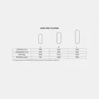 Radiador de diseño eléctrico hecho de vidrio templado Brian, hecho en Italia. viadurini