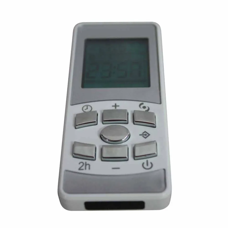 Radiador de diseño eléctrico hecho de vidrio templado Brian, hecho en Italia. viadurini