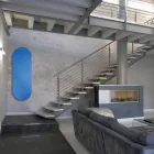 Radiador de diseño eléctrico hecho de vidrio templado Brian, hecho en Italia. viadurini