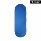 Radiador de diseño eléctrico hecho de vidrio templado Brian, hecho en Italia. viadurini