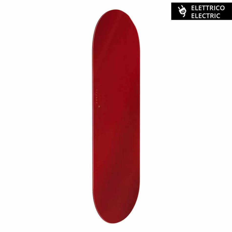 Radiador de diseño eléctrico hecho de vidrio templado Brian, hecho en Italia. viadurini