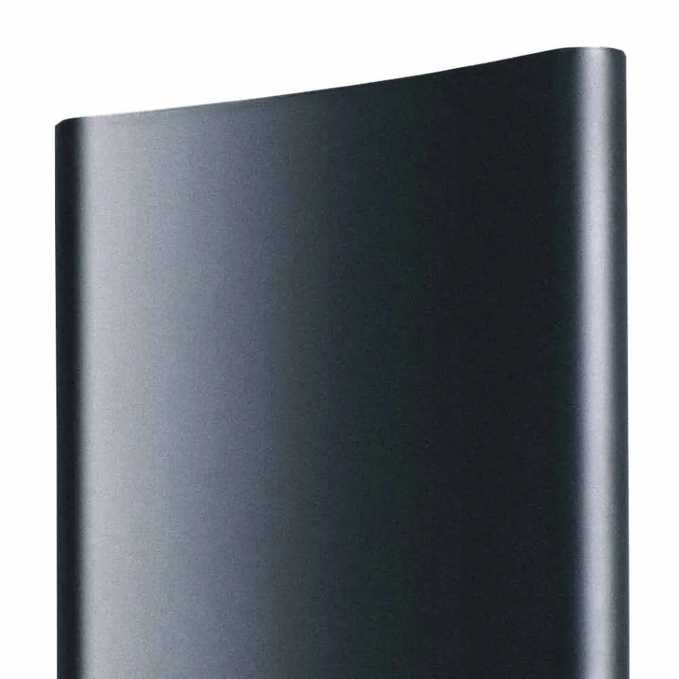 Radiador de diseño hidráulico vertical en aluminio de hasta 1061 vatios - doblado viadurini