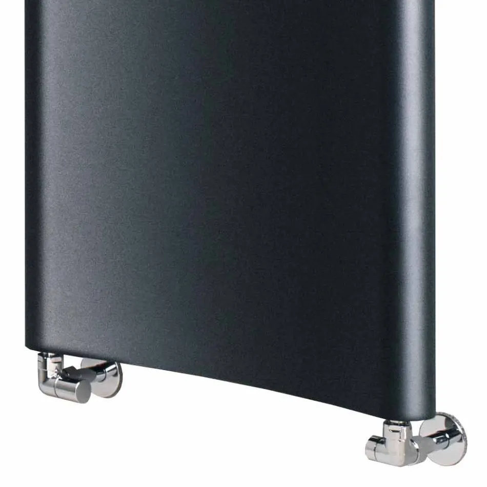 Radiador de diseño hidráulico vertical en aluminio de hasta 1061 vatios - doblado viadurini