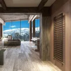 Los radiadores eléctricos de colores, de diseño moderno, Invierno por Scirocco H viadurini