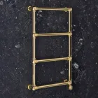 Radiador eléctrico modular en latón cromado o dorado de 200 W - Caesar viadurini