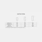 Radiador eléctrico de acabado espejo hasta 1500W Barry viadurini