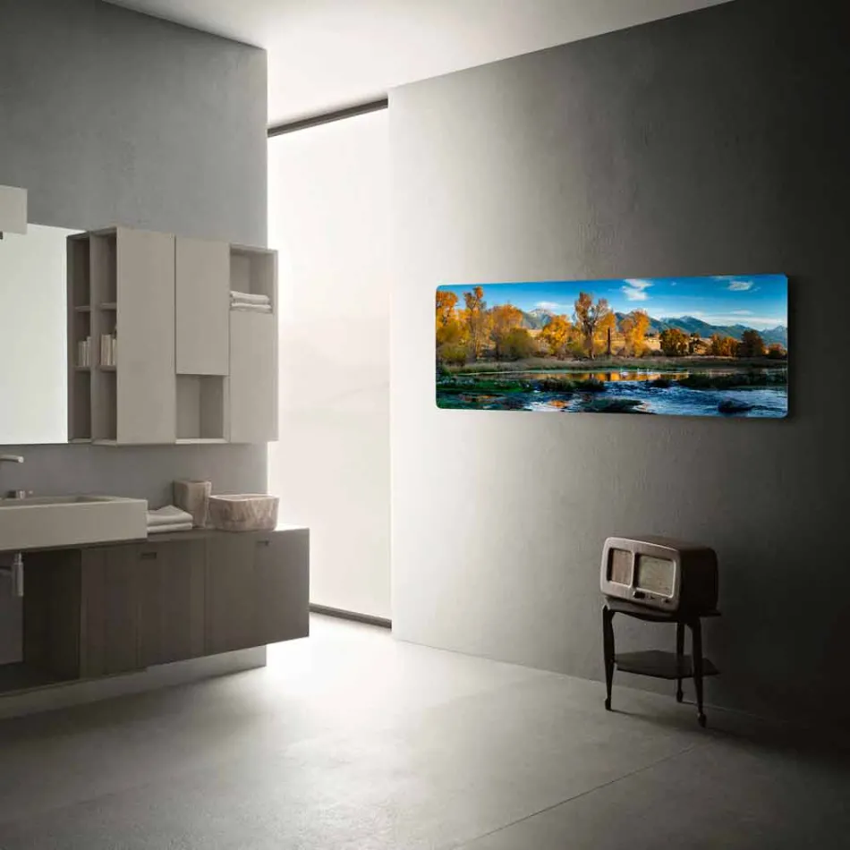 Radiador eléctrico de diseño moderno personalizable con Jonny photo viadurini