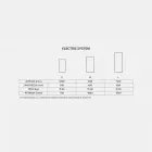 Radiador eléctrico de espejo de diseño hasta 1500Watt Jonny viadurini