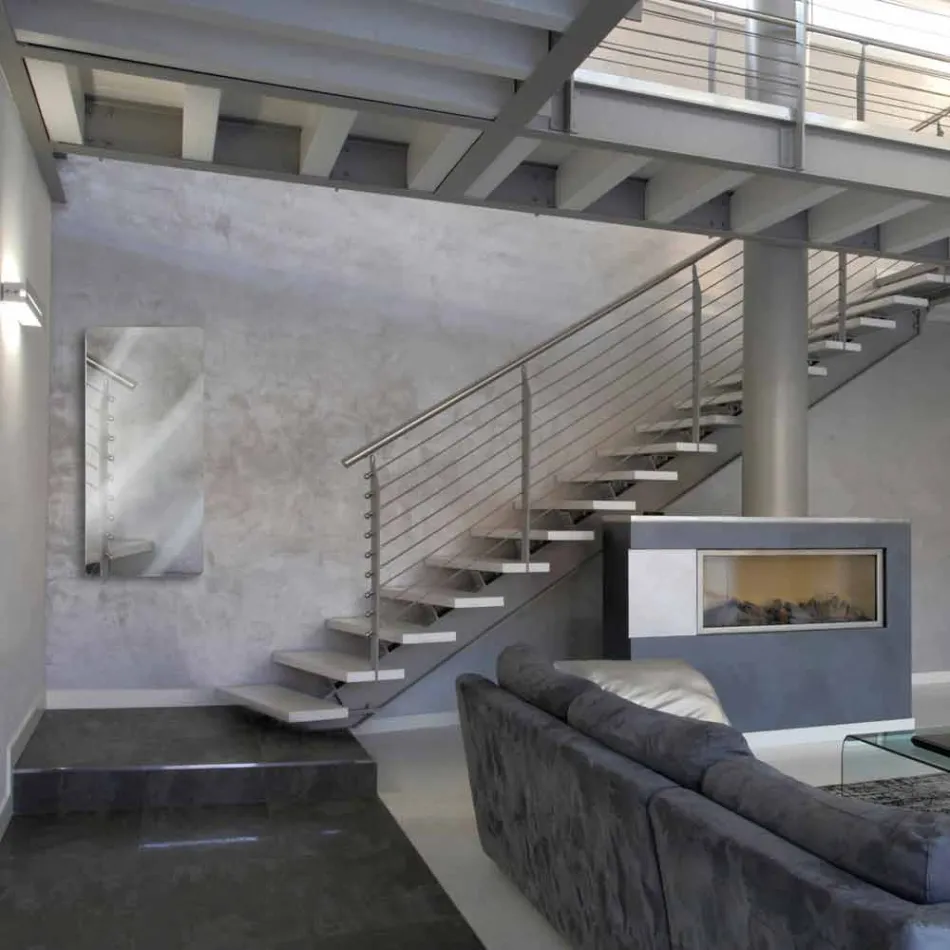 Radiador eléctrico de espejo de diseño hasta 1500Watt Jonny viadurini