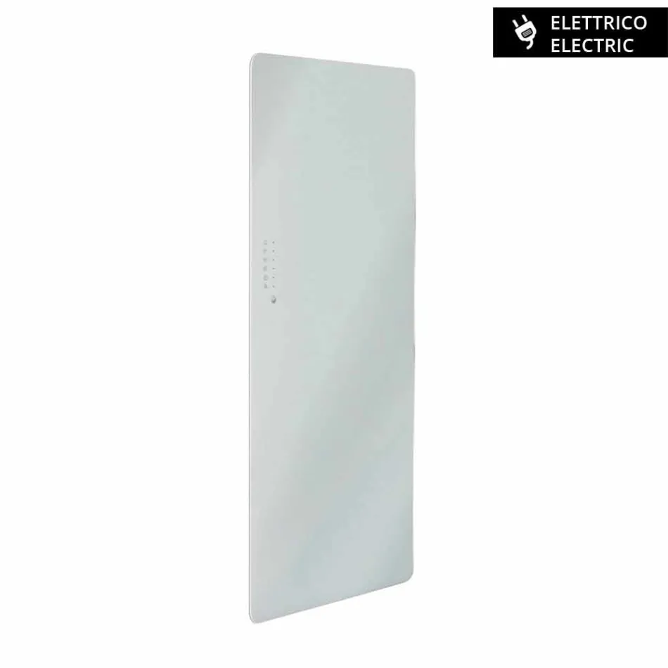 Radiador de diseño eléctrico en vidrio templado Jonny. viadurini