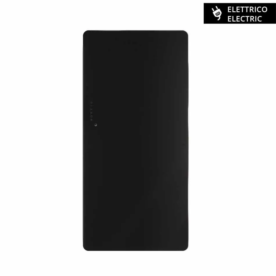 Radiador de diseño eléctrico en vidrio templado Jonny. viadurini