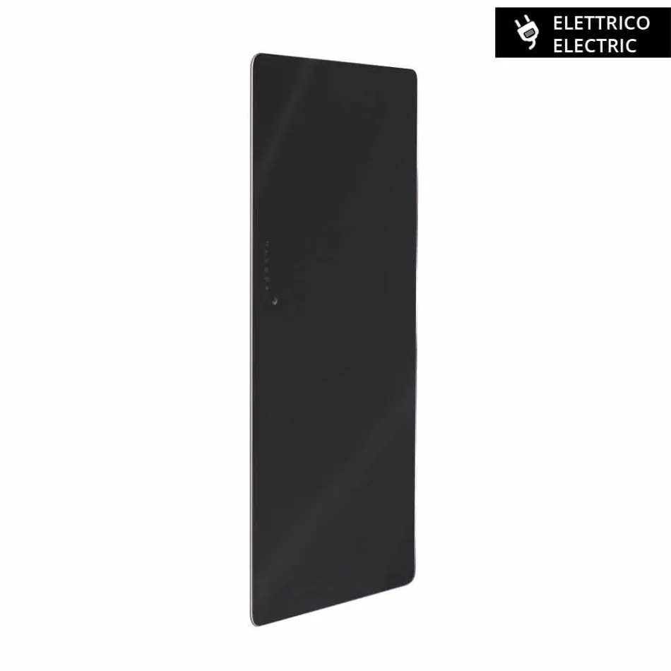 Radiador de diseño eléctrico en vidrio templado Jonny. viadurini