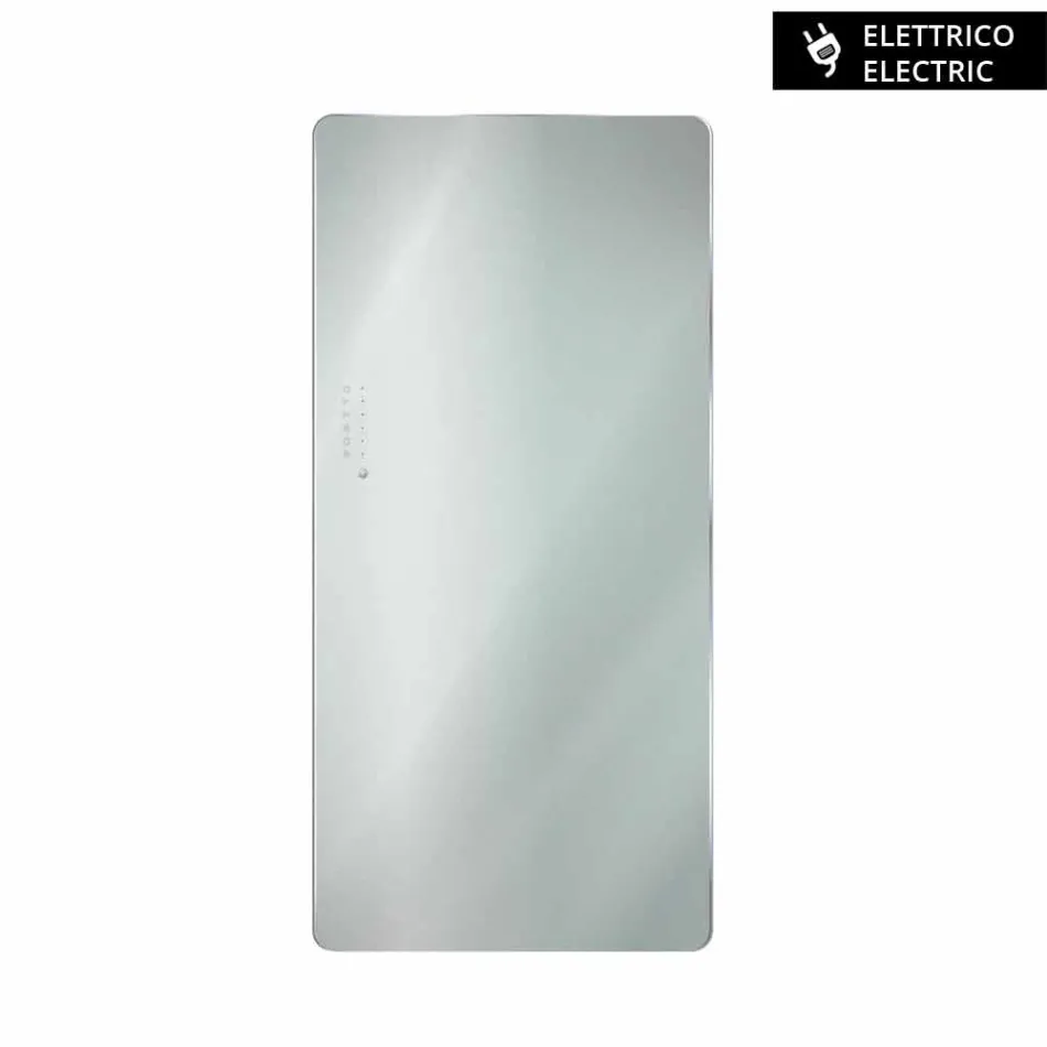 Radiador de diseño eléctrico en vidrio templado Jonny. viadurini