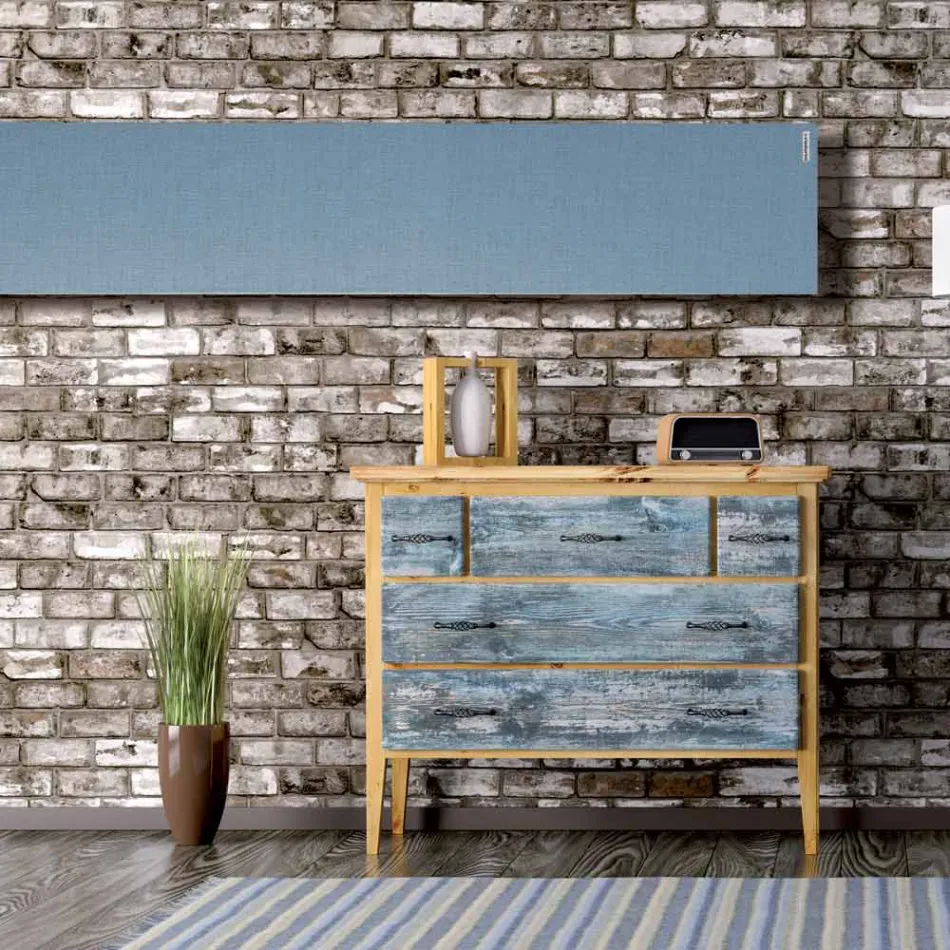 Radiador Eléctrico Hasta 1400W en Polvo de Mármol Italiano - Texturee viadurini