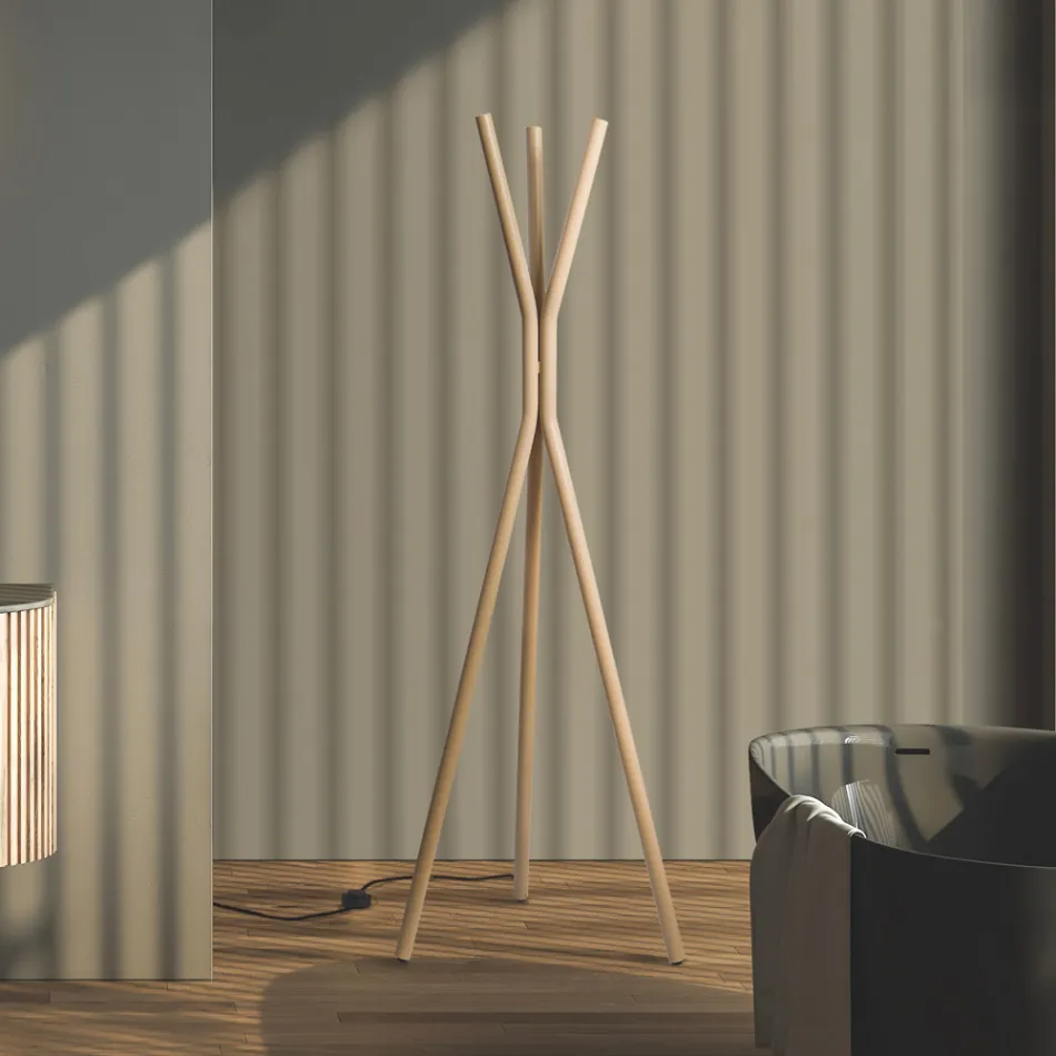 Radiador eléctrico de acero independiente con interruptor de pie - Tree viadurini