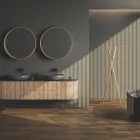 Radiador eléctrico de acero independiente con interruptor de pie - Tree viadurini