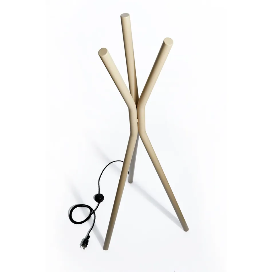 Radiador eléctrico de acero independiente con interruptor de pie - Tree viadurini