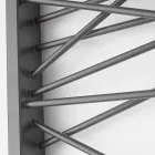 radiadores eléctricos en acero, estilo metropolitano Mikado Scirocco H viadurini