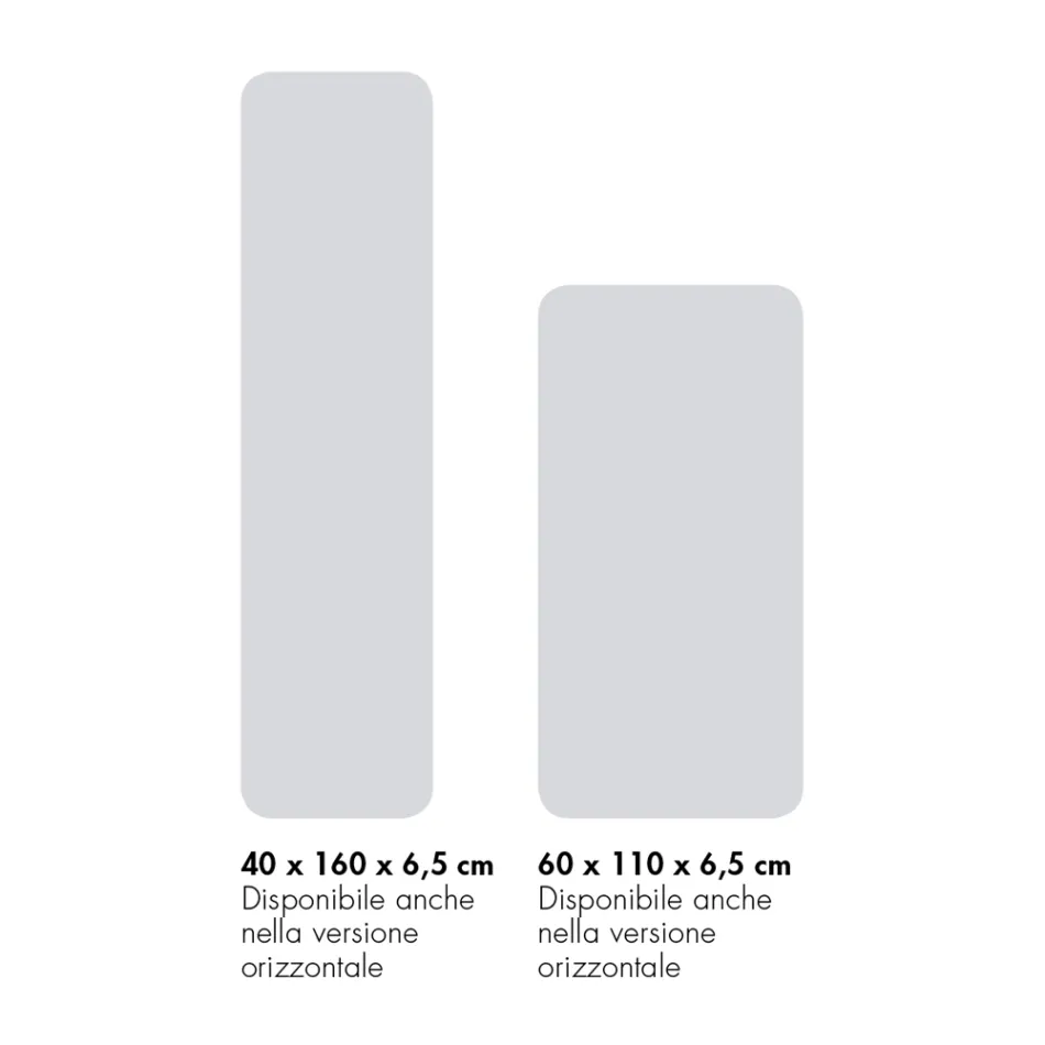 Radiador eléctrico en polvo de mármol italiano hasta 1000 Watt - Stilee viadurini