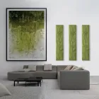 Radiador eléctrico de polvo de mármol italiano rendimiento 350 Watt - Naturae viadurini