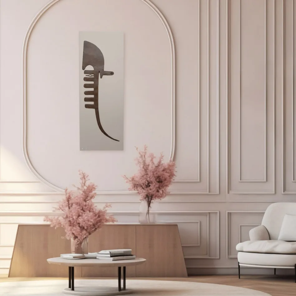 Radiador eléctrico de polvo de mármol reciclado Made in Italy - Venecia viadurini