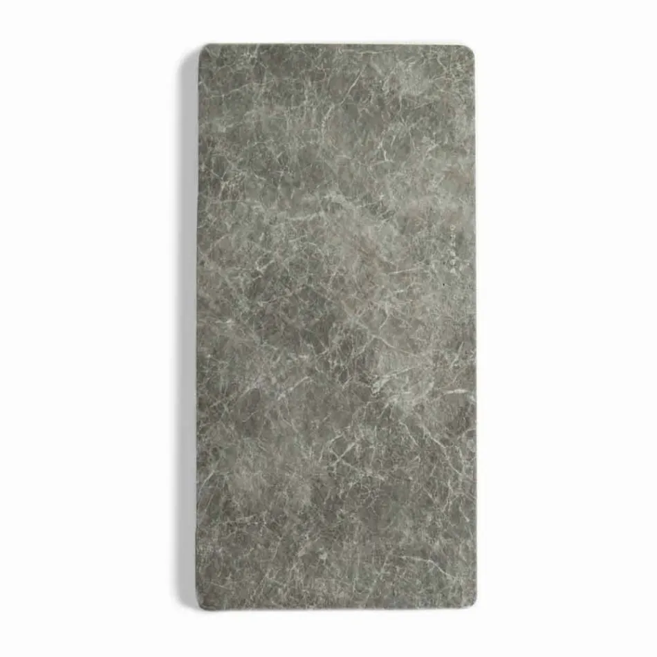 Radiador eléctrico de vidrio templado con acabado de piedra Jonny viadurini