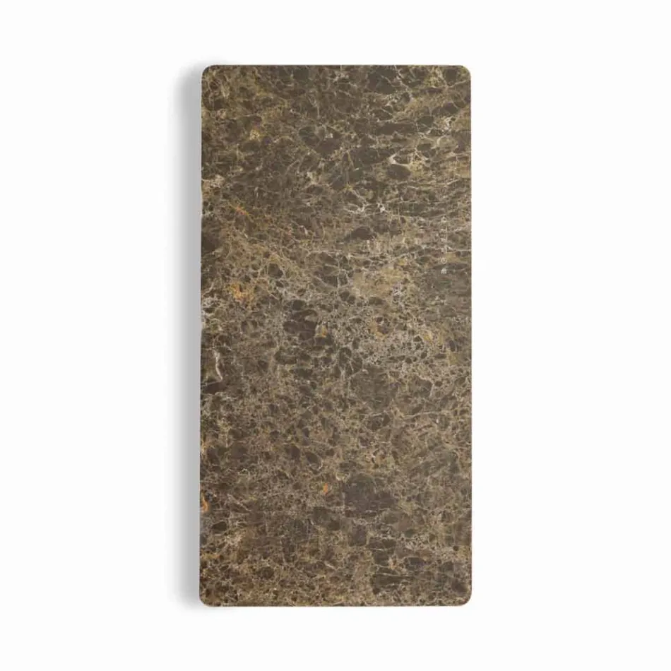 Radiador eléctrico de vidrio templado con acabado de piedra Jonny viadurini