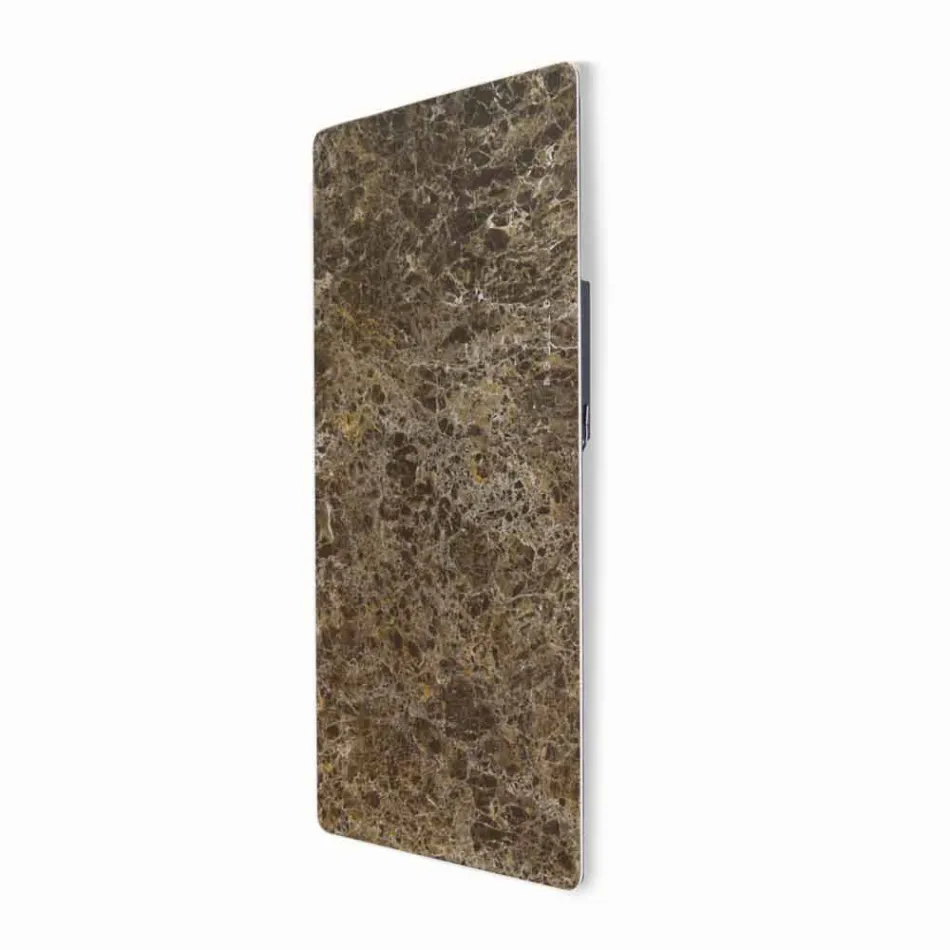 Radiador eléctrico de vidrio templado con acabado de piedra Jonny viadurini