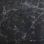 Radiador eléctrico de vidrio templado con acabado de piedra Jonny viadurini