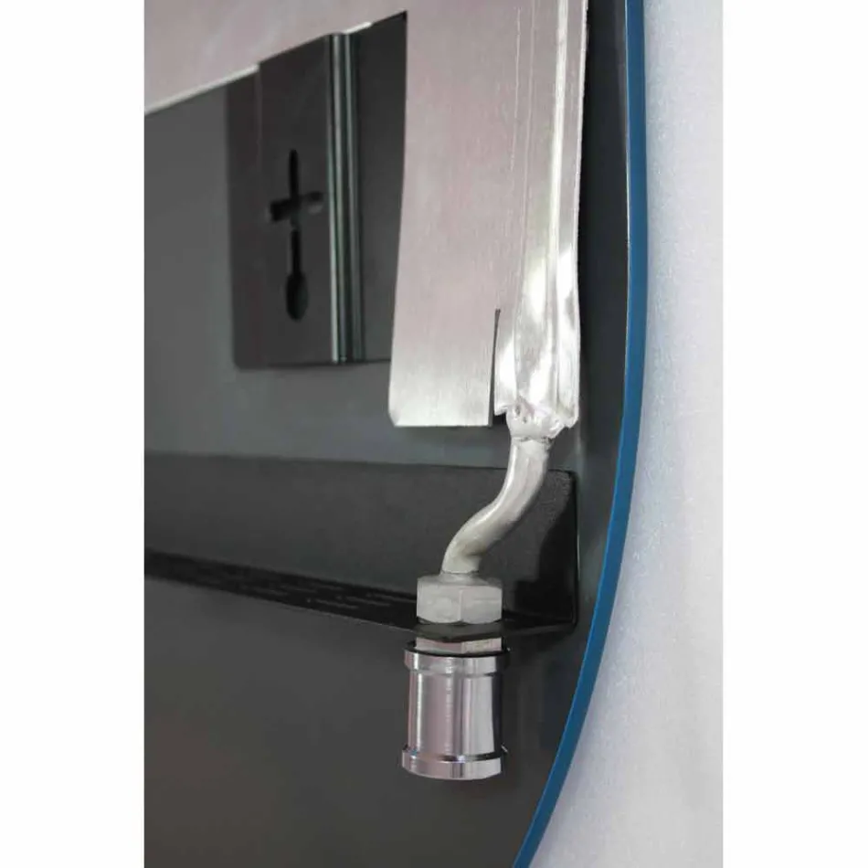 Radiador eléctrico de vidrio templado con acabado de piedra Jonny viadurini