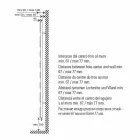 Radiador eléctrico de pared de diseño moderno para baño 400 W - Peacock viadurini