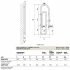 TERMOARREDO hidráulico Pinzas, diseño moderno, fabricado en Italia Scirocco H viadurini