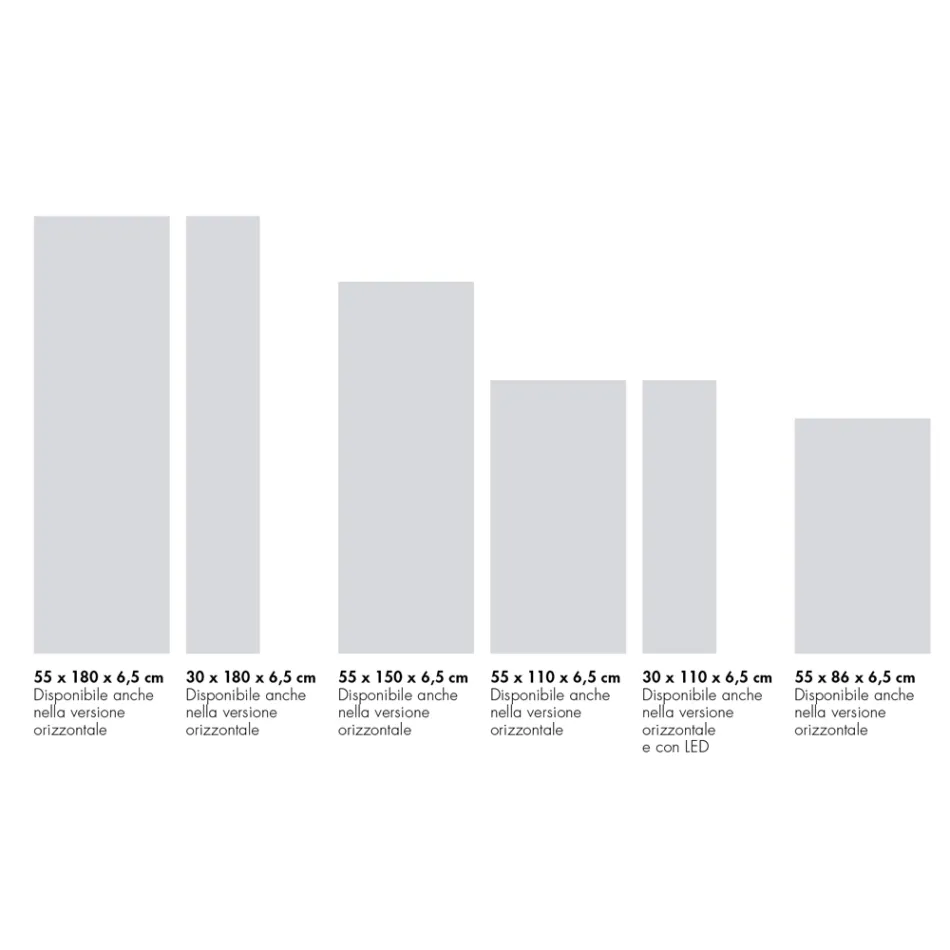 Radiador Híbrido Acabado Corten en Polvo de Mármol Italiano - Lines viadurini