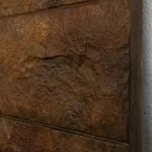 Radiador Híbrido en Polvo de Mármol Italiano Efecto Corten - Terraa viadurini