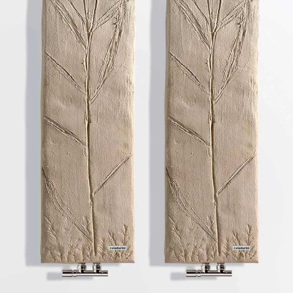 Radiador híbrido en polvo de mármol italiano hasta 500 Watt - Naturae viadurini